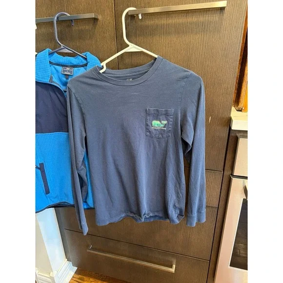 Vineyard vines boys large 16 shirts bundle long sleeve fleece vest - Picture 4 of 9